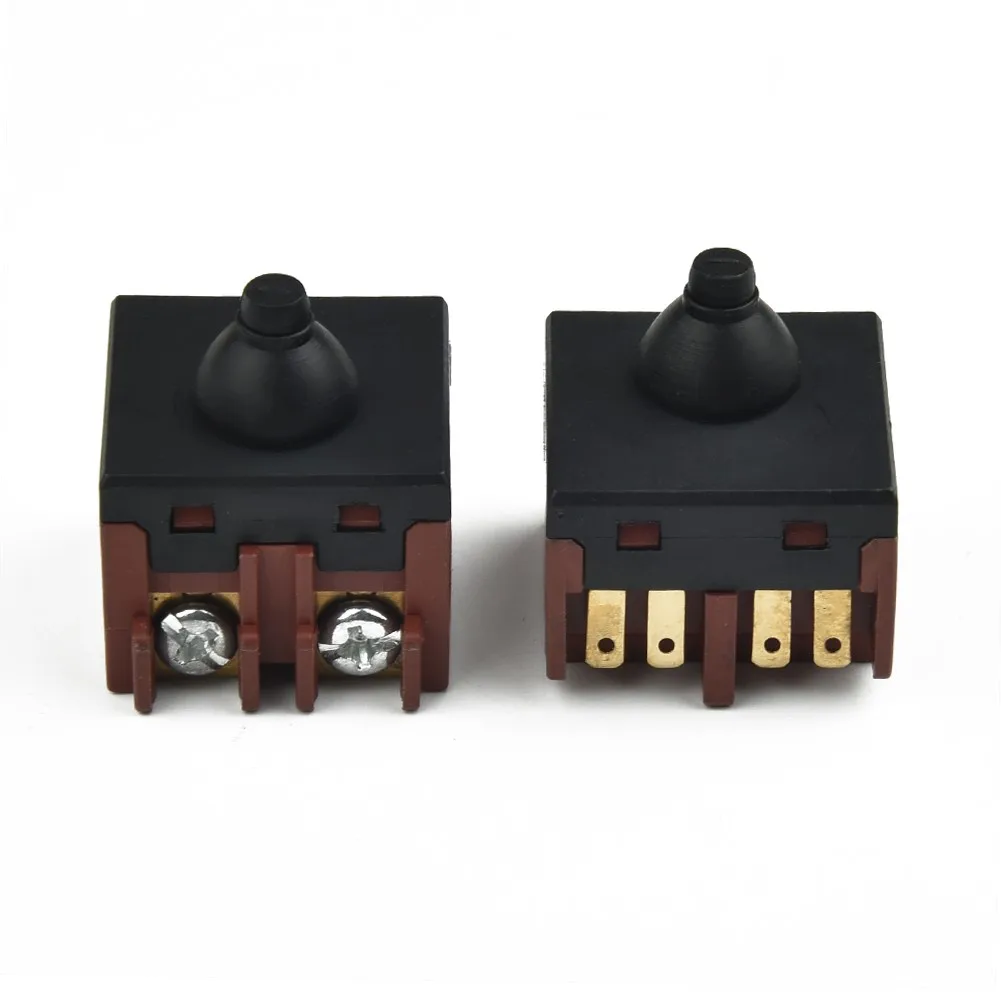 2pcs 0.98x0.98inch Angle Grinder Switch Plastic & Metal Push Buttons For 100mm 4" Angle Grinder Power Tools Accessories New
2pcs 0.98x0.98inch Angle Grinder Switch Plastic & Metal Push Buttons For 100mm 4" Angle Grinder Power Tools Accessories New