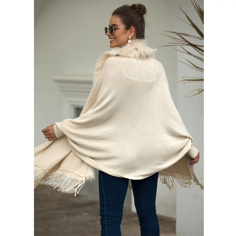 Fitshinling Fur Collar Winter Shawls And Wraps Bohemian Fringe Oversized Womens Winter Ponchos And Capes Batwing Sleeve Cardigan
Fitshinling Fur Collar Winter Shawls And Wraps Bohemian Fringe Oversized Womens Winter Ponchos And Capes Batwing Sleeve Cardigan