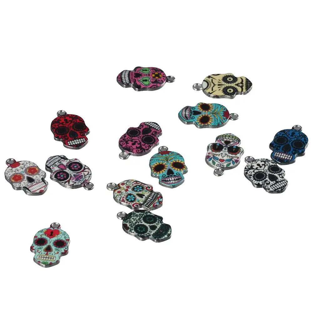 Alloy Sugar Skull Charms Day Colorful Skull Pendants Alloy Colorful Skull Charms Skull Charms Enamel Skull Pendants
Alloy Sugar Skull Charms Day Colorful Skull Pendants Alloy Colorful Skull Charms Skull Charms Enamel Skull Pendants