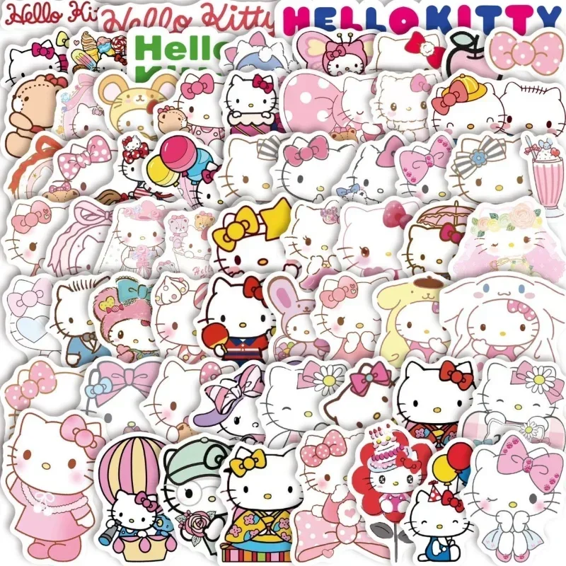 Новинка Sanrio карманная мультяшная наклейка Kuromi My melody рулон корицы HelloKitty