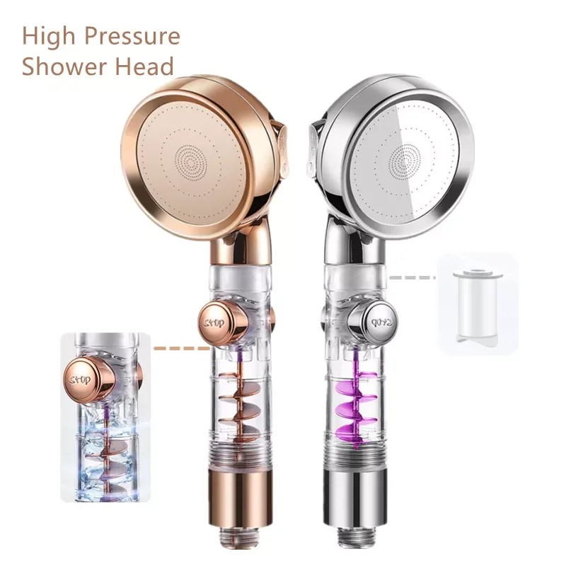 Pressure 3-Function SPA shower head Shower Head with switch on/off button Filter Bath Head Water Saving Shower Bathroom
Pressure 3-Function SPA shower head Shower Head with switch on/off button Filter Bath Head Water Saving Shower Bathroom
