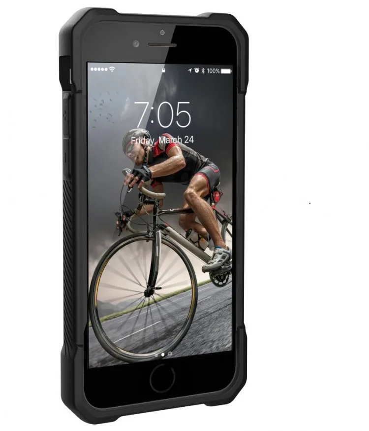 Чехол Urban Armor Gear (UAG) Monarch Series для iPhone 6S/7/8/SE 2020 цвет Черный (Black) | Мобильные телефоны и