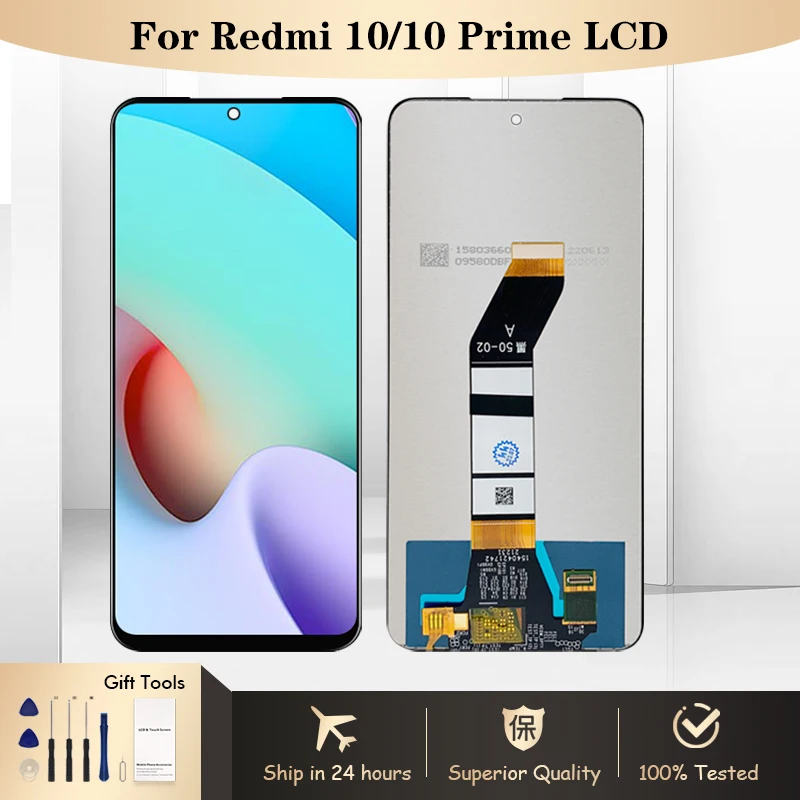 Сенсорный ЖК-экран с дигитайзером в сборе для Xiaomi Redmi 10, 6,5 дюйма, 1 шт., дисплей для Redmi 10 Prime, бесплатная доставка с инструментами
Сенсорный ЖК-экран с дигитайзером в сборе для Xiaomi Redmi 10, 6,5 дюйма, 1 шт., дисплей для Redmi 10 Prime, бесплатная доставка с инструментами
