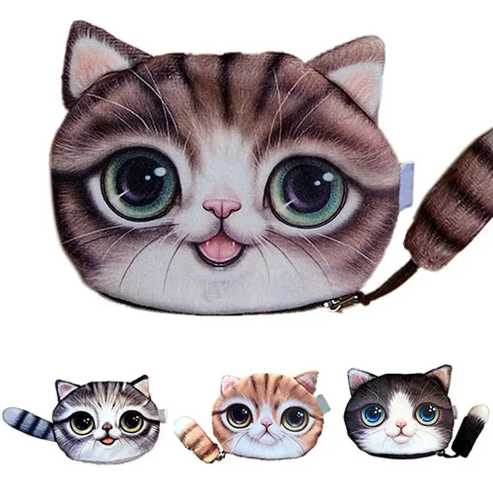 Cute Design Woman Coin Change Purse Cat Head Meow Cartoon Cat Zero Wallet Coin Bag with Zipper Big Face Small Tail Cat
Cute Design Woman Coin Change Purse Cat Head Meow Cartoon Cat Zero Wallet Coin Bag with Zipper Big Face Small Tail Cat