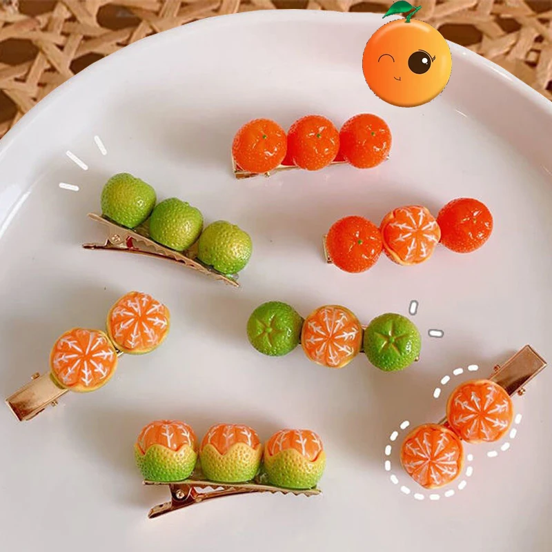 Милые зажимы для волос с фруктами для детей и девочек, креативные зажимы для волос из апельсинового дерева, модные аксессуары для волос
Милые зажимы для волос с фруктами для детей и девочек, креативные зажимы для волос из апельсинового дерева, модные аксессуары для волос