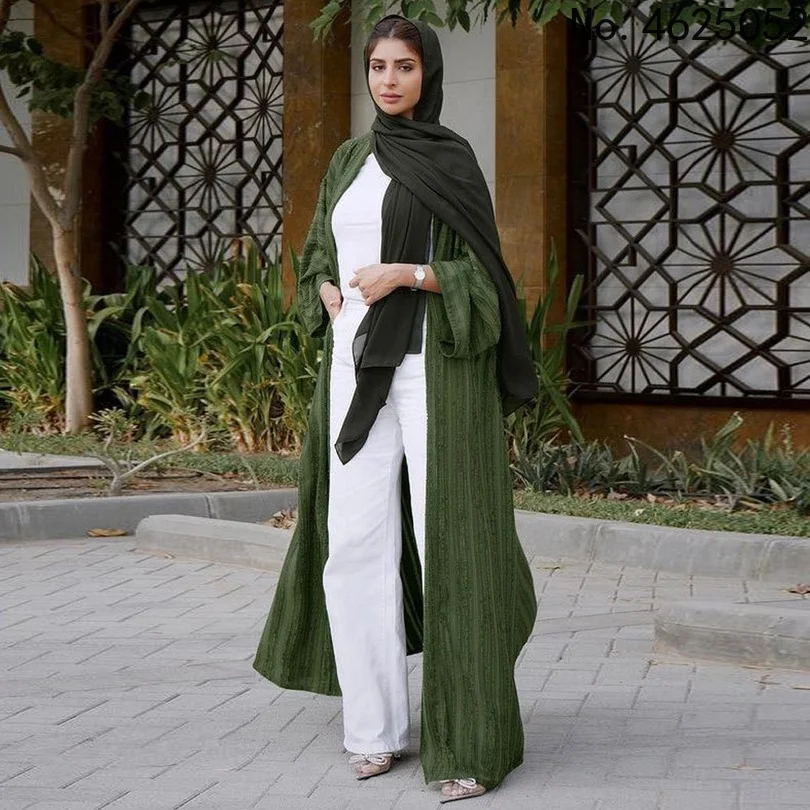 Muslim Fashion Open Abayas For Women 2022 Eid Mubarak Knitted Kaftan Dress Long Sleeve Kimono Dubai Turkey Islamic Clothing
Muslim Fashion Open Abayas For Women 2022 Eid Mubarak Knitted Kaftan Dress Long Sleeve Kimono Dubai Turkey Islamic Clothing