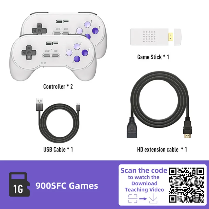 Classic Retro Video Game Classic 2.4G Wireless Controller 3000 Games 40 Emulators with Gamepad for SEGA/PSP/PS1/SFC Drives
Classic Retro Video Game Classic 2.4G Wireless Controller 3000 Games 40 Emulators with Gamepad for SEGA/PSP/PS1/SFC Drives