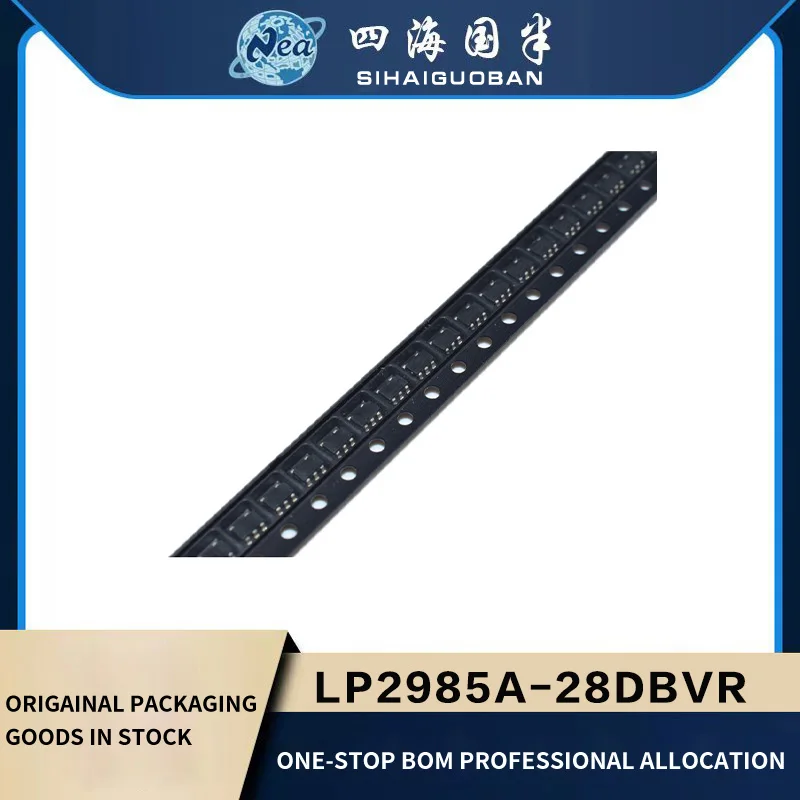 50PCS LP2985A-28DBVR SOT23-5 150-mA 16-V Low-Dropout (LDO) Voltage Regulator With High-Accuracy
50PCS LP2985A-28DBVR SOT23-5 150-mA 16-V Low-Dropout (LDO) Voltage Regulator With High-Accuracy