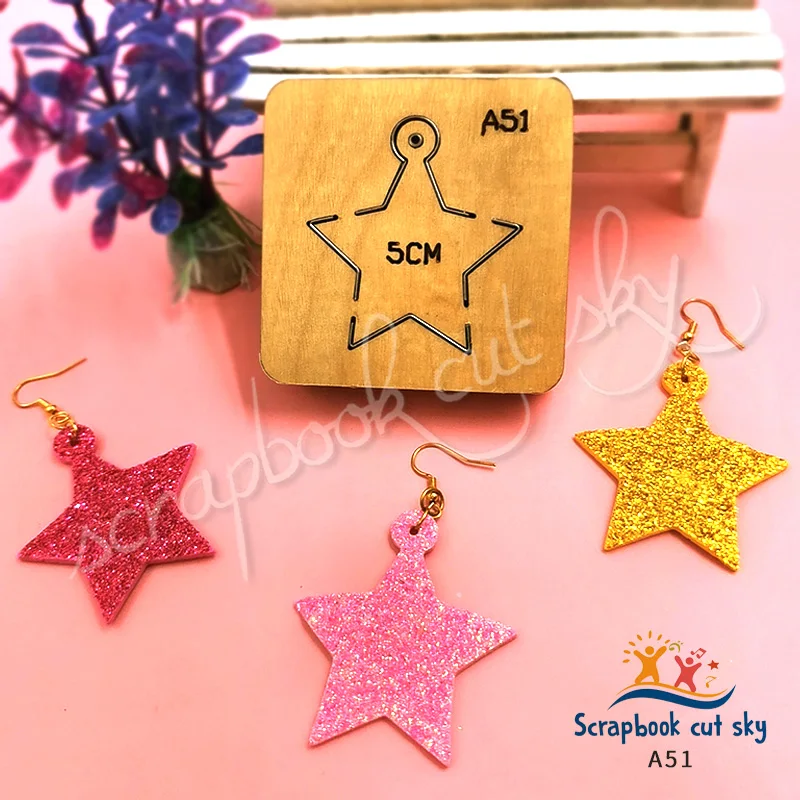 Five Pointed Star Earrings DIY A51 Muyu Wooden Mold Scrapbook Cutting Dies Suitable For Market General Machines
Five Pointed Star Earrings DIY A51 Muyu Wooden Mold Scrapbook Cutting Dies Suitable For Market General Machines