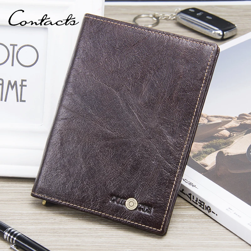 CONTACT'S Genuine Leather Passport Wallets for Men Coin Purse Card Holder Passport Cover Money Clip Men's Wallets Travel Wallet
CONTACT'S Genuine Leather Passport Wallets for Men Coin Purse Card Holder Passport Cover Money Clip Men's Wallets Travel Wallet