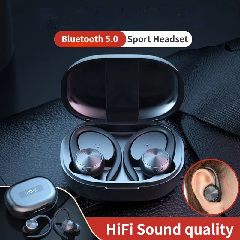 TWS R200 Bluetooth-наушники Настоящие Беспроводные стереонаушники Спортивные наушники