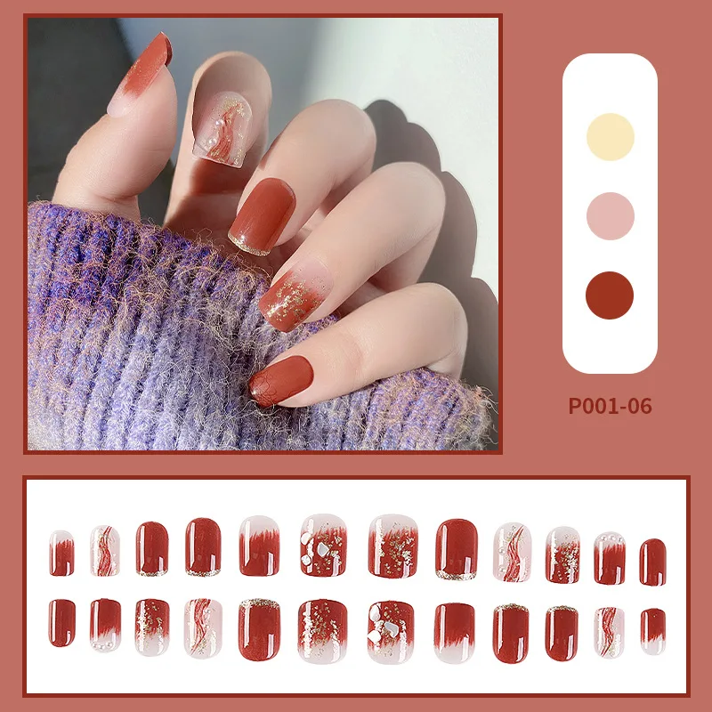 Fake Nails Art Nail Tips Detachable Full Cover False Nails Press on Nail With Wearing Tools As Gift DIY Manicure Nail Art Tools
Fake Nails Art Nail Tips Detachable Full Cover False Nails Press on Nail With Wearing Tools As Gift DIY Manicure Nail Art Tools