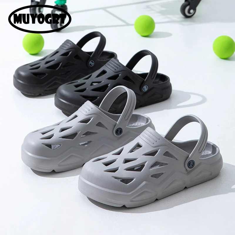 Summer Men Sandals Lightweight Casual Shoes Eva Soft Sole Hole Shoes Outdoor Beach Falt Slippers Garden Shoes Couple Slides 
Summer Men Sandals Lightweight Casual Shoes Eva Soft Sole Hole Shoes Outdoor Beach Falt Slippers Garden Shoes Couple Slides
