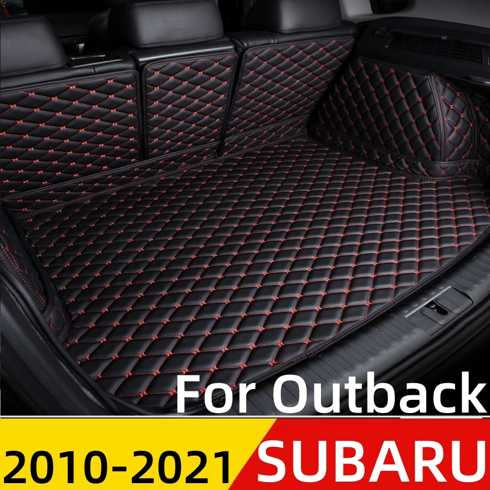 

Car Trunk Mat For SUBARU Outback 2010-21 All Weather XPE Leather Custom FIT Rear Cargo Cover Carpet Liner Tail Boot Luggage Pad