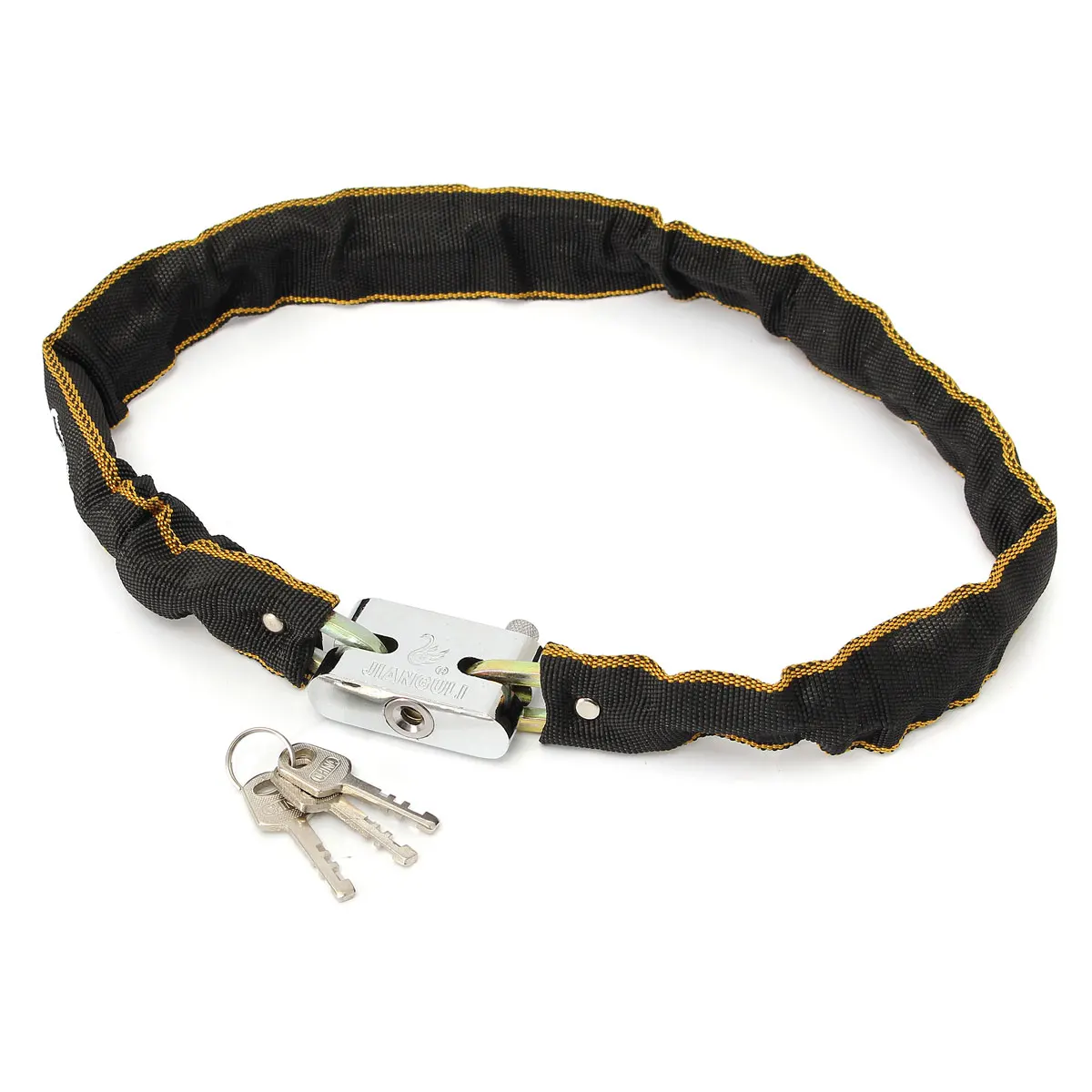 70 cm Bicycle Lock Anti-Theft Outdoor Bike Chain Lock Security Reinforced Metal Heavy Motorbike Motorcycle Chain Locks
70 cm Bicycle Lock Anti-Theft Outdoor Bike Chain Lock Security Reinforced Metal Heavy Motorbike Motorcycle Chain Locks