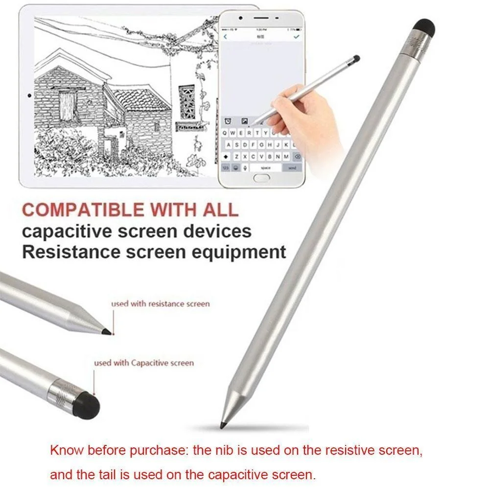 Universal Simple Dual Use Screen Pen Smartphone Ios Pen For Stylus Android Tablet Capacitance Pen E9v5 Free shipping 
Universal Simple Dual Use Screen Pen Smartphone Ios Pen For Stylus Android Tablet Capacitance Pen E9v5 Free shipping