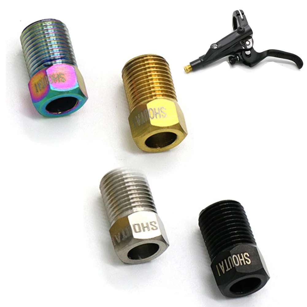 2pcs Bicycle Hydraulic Hose Screw Bolt Titanium Alloy For-Shimano For-AVID GUIDE For Hydraulic Hose M8 P0.75 Tubing Compression
2pcs Bicycle Hydraulic Hose Screw Bolt Titanium Alloy For-Shimano For-AVID GUIDE For Hydraulic Hose M8 P0.75 Tubing Compression