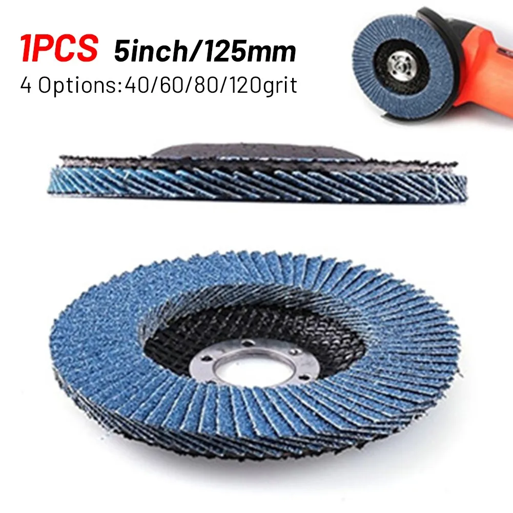 Hard-wearing Flap Sanding Discs Wheels 1pcs Angle Grinder Polisher Polishing 40/ 60/80/120 Grit 5\" For Wood Metal Plastic Brand
Hard-wearing Flap Sanding Discs Wheels 1pcs Angle Grinder Polisher Polishing 40/ 60/80/120 Grit 5\" For Wood Metal Plastic Brand