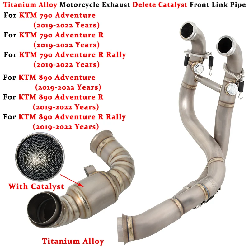 Глушитель из титанового сплава с катализатором для KTM 790 890 Adventure R Rally 2019 2020 2021 2022 
Глушитель из титанового сплава с катализатором для KTM 790 890 Adventure R Rally 2019 2020 2021 2022