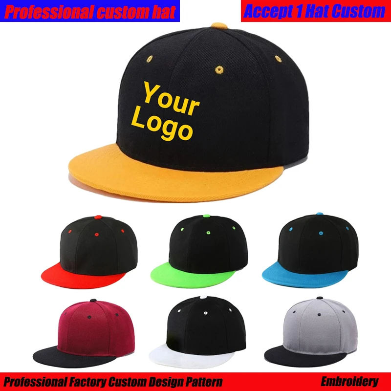 Professional Custom Logo Snapback Caps Team Embroidery Baseball Caps Custom Personalized Flat Brim Hats Men Women Hats
Professional Custom Logo Snapback Caps Team Embroidery Baseball Caps Custom Personalized Flat Brim Hats Men Women Hats