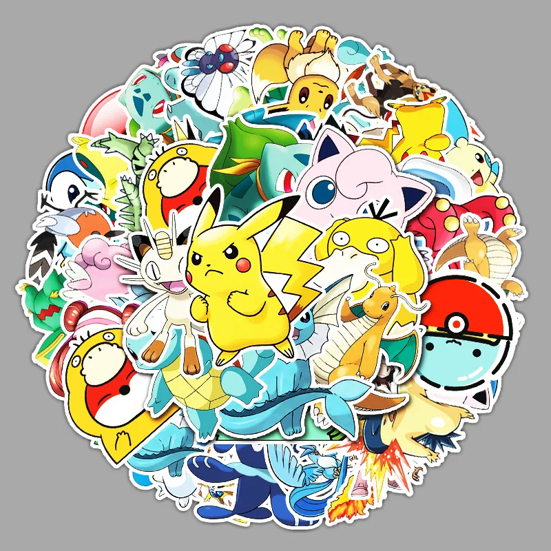 10/30/50PCS Pokémon Cartoon Sticker Waterproof Sticker Skateboard Luggage Phone Shell Decorative Sticker Wholesale
10/30/50PCS Pokémon Cartoon Sticker Waterproof Sticker Skateboard Luggage Phone Shell Decorative Sticker Wholesale