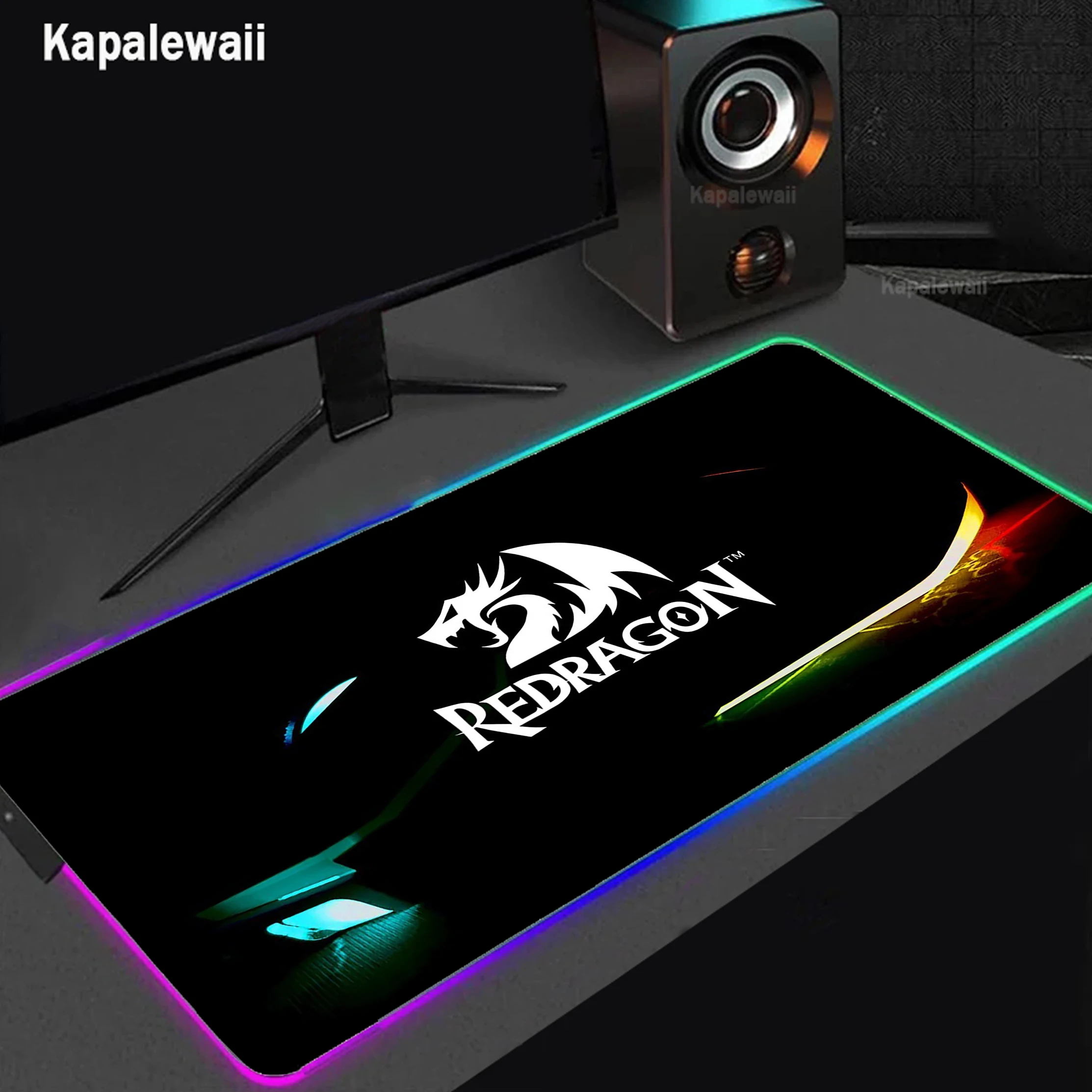 

RGB игровой коврик для мыши, геймерский коврик для мыши, большой коврик для мыши, настольные коврики XXL, коврик для мыши 80x30 см, коврики для клавиатуры Redragon с подсветкой