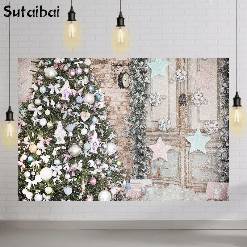 Christmas Tree Holiday Backdrops for Photography Winter Snow Photocall Portrait Children Background Decoration Party Supplies
Christmas Tree Holiday Backdrops for Photography Winter Snow Photocall Portrait Children Background Decoration Party Supplies