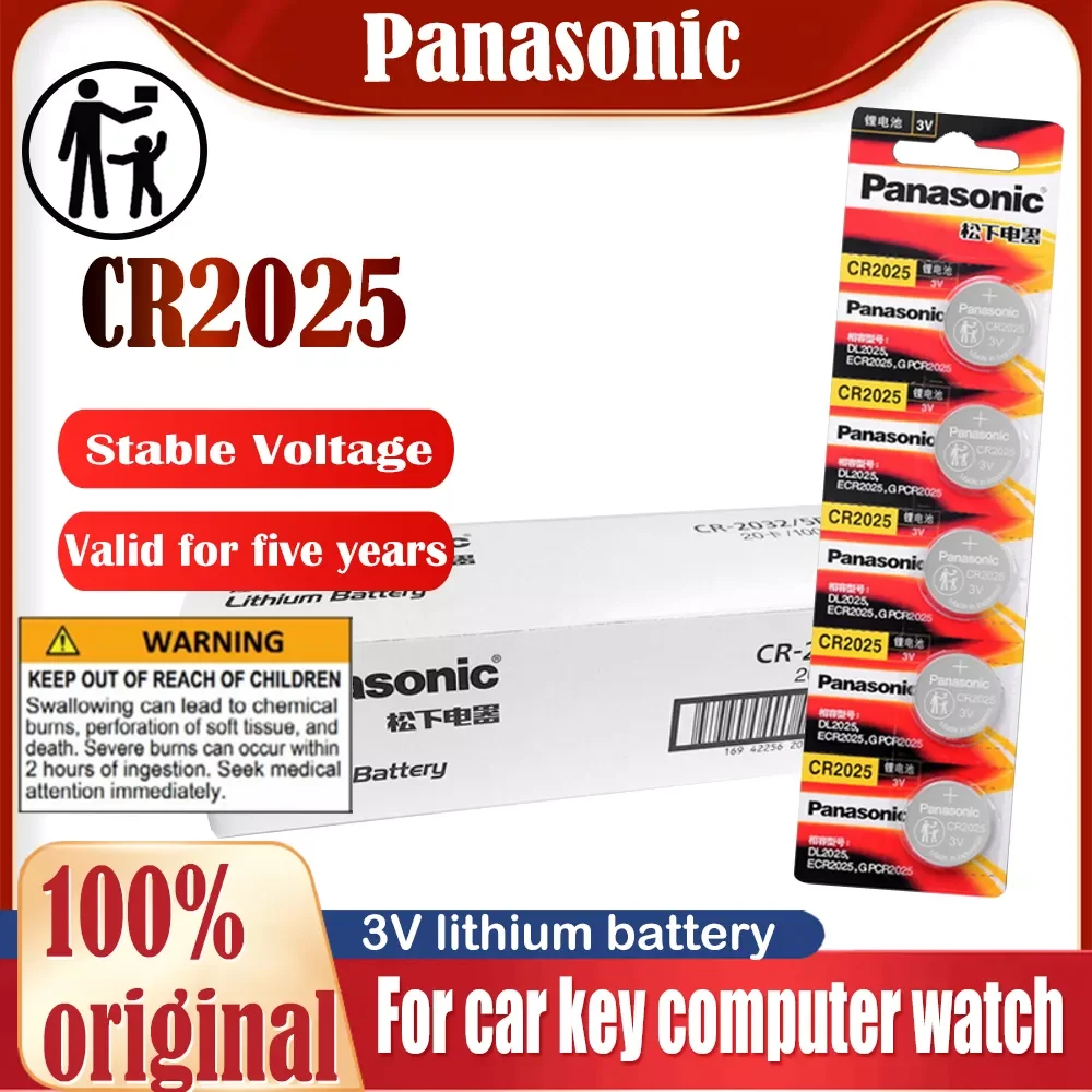 100PCS CR2025 CR 2025 3V Original Lithium Battery For Watch Calculator Clock Remote Control Toys Button Coins Cell
100PCS CR2025 CR 2025 3V Original Lithium Battery For Watch Calculator Clock Remote Control Toys Button Coins Cell