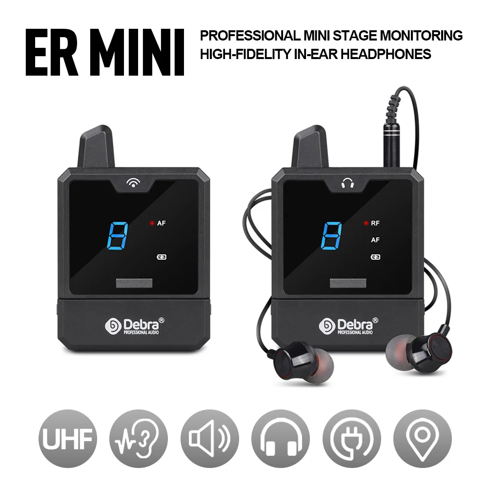 ER-Mini UHF Wireless In-Ear Monitor System Professional Stage Broadcast Sound Card Outdoor ,For Small Concerts , Theater.
ER-Mini UHF Wireless In-Ear Monitor System Professional Stage Broadcast Sound Card Outdoor ,For Small Concerts , Theater.
