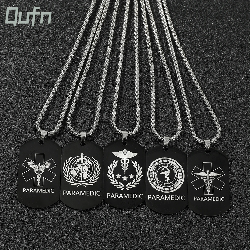 World Health Organization Caduceus Necklace Silver Color Black Stainless Steel Necklace Pendant Doctor Nurse Commemorative Gift
World Health Organization Caduceus Necklace Silver Color Black Stainless Steel Necklace Pendant Doctor Nurse Commemorative Gift