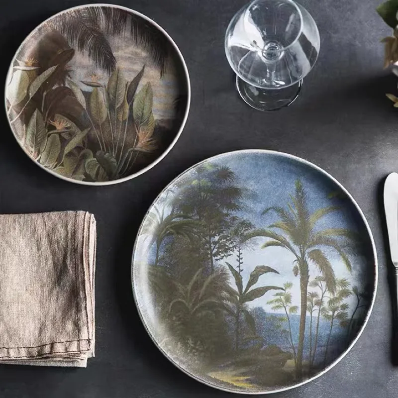 Creative Hand-Painted Nordic Style Steak Dinner Plates Net Red Light Luxury Western Tableware White Border Dishes Household
Creative Hand-Painted Nordic Style Steak Dinner Plates Net Red Light Luxury Western Tableware White Border Dishes Household