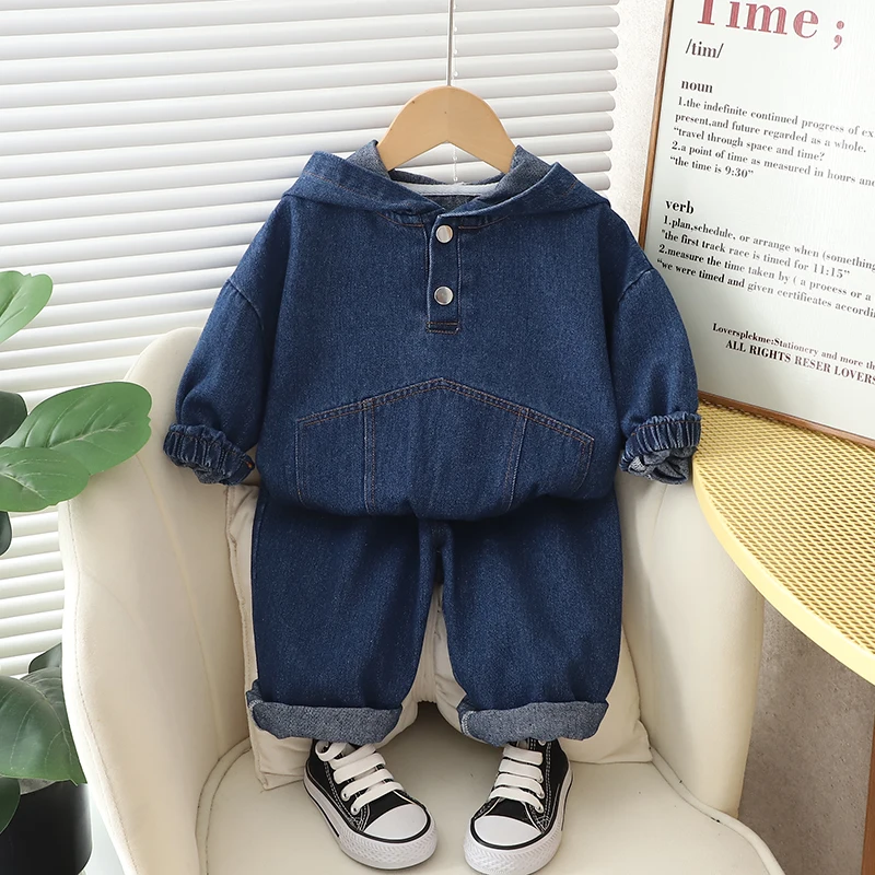 Spring Autumn Clothes Fashion Children Boys Girls Out Cowboy Suits Baby Hoodies Jeans 2Pcs/Sets Kids Toddler Tracksuits 0-5Years
Spring Autumn Clothes Fashion Children Boys Girls Out Cowboy Suits Baby Hoodies Jeans 2Pcs/Sets Kids Toddler Tracksuits 0-5Years
