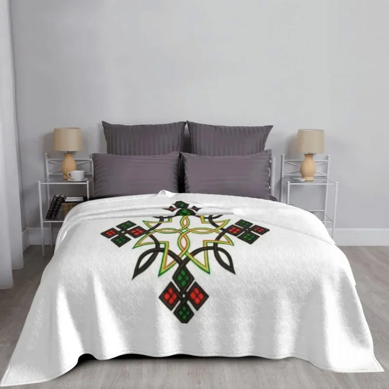 African Art Ethiopian Cross Fleece Textile Decor Multi-Function Soft Throw Blankets For Travel Bedding Throws
African Art Ethiopian Cross Fleece Textile Decor Multi-Function Soft Throw Blankets For Travel Bedding Throws