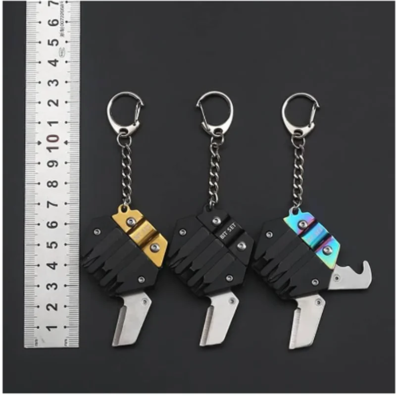 Multifunctional Hexagon Coin Outdoor EDC Tool Hexagon Folding Coin Knife Keychain Screwdriver Pocket Fold Mini coltello Gear Pee
Multifunctional Hexagon Coin Outdoor EDC Tool Hexagon Folding Coin Knife Keychain Screwdriver Pocket Fold Mini coltello Gear Pee