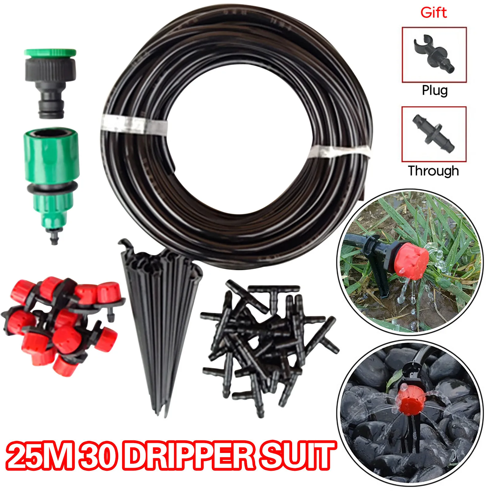 Hose Male And Female Ends Garden Irrigation System Rubber PVC Silicone Drip-watering Lawn Y Mixer Hose Connector with Valves
Hose Male And Female Ends Garden Irrigation System Rubber PVC Silicone Drip-watering Lawn Y Mixer Hose Connector with Valves