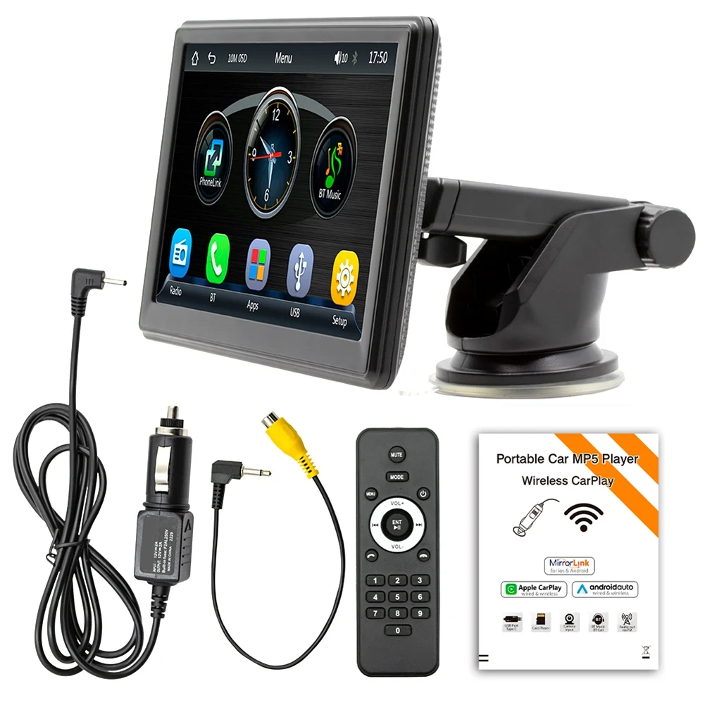 7 Inch Car Radio Multimedia Player Wireless CarPlay Android Auto Touch Screen for BYD ATTO 3 2022-2023 Toyota Hilux
7 Inch Car Radio Multimedia Player Wireless CarPlay Android Auto Touch Screen for BYD ATTO 3 2022-2023 Toyota Hilux