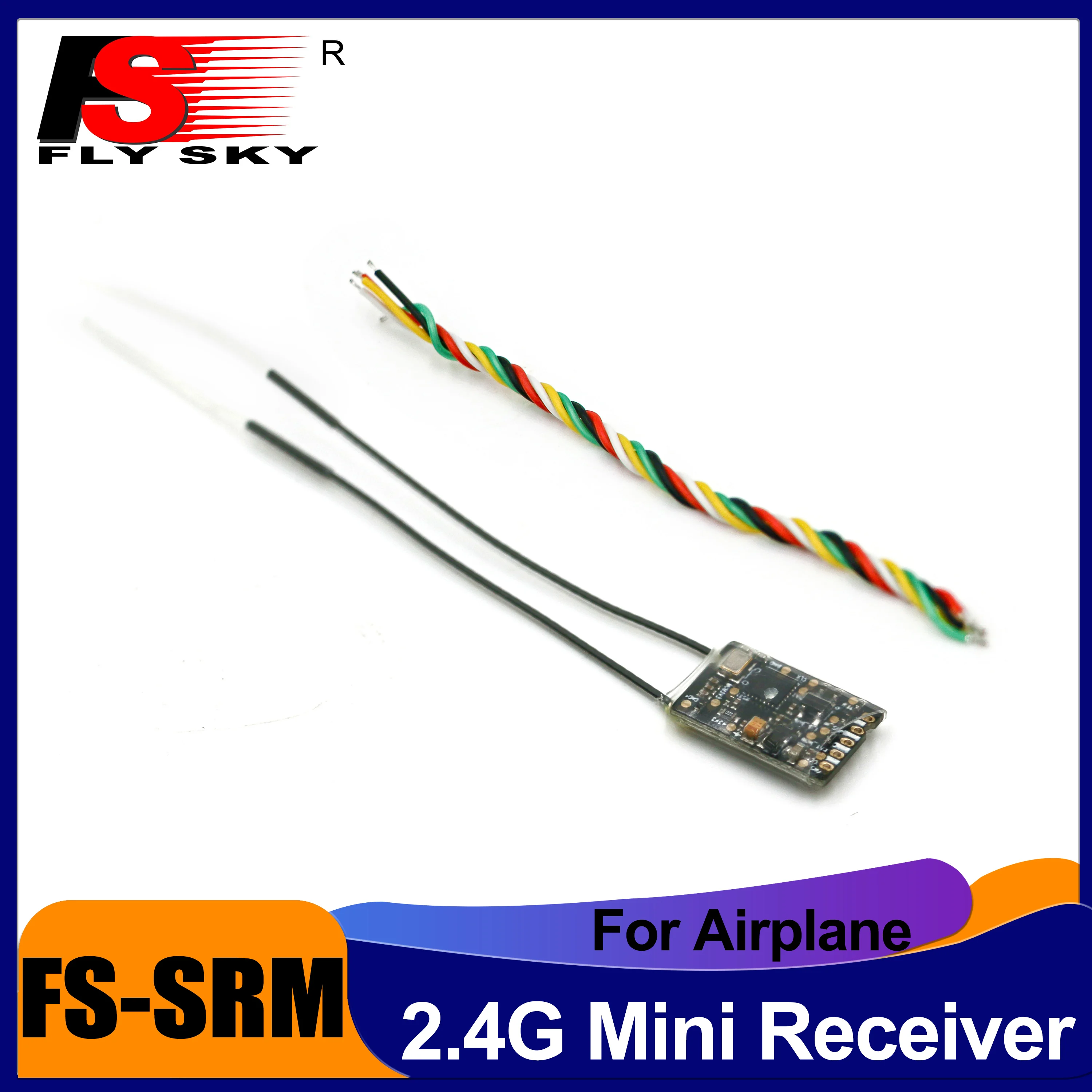 FLYSKY FS-SRM 2.4G Mini Receiver Dual Antenna ANT for RC Fixed Wing Model Quodcopter Drone Board Transmitter Remote Controller
FLYSKY FS-SRM 2.4G Mini Receiver Dual Antenna ANT for RC Fixed Wing Model Quodcopter Drone Board Transmitter Remote Controller
