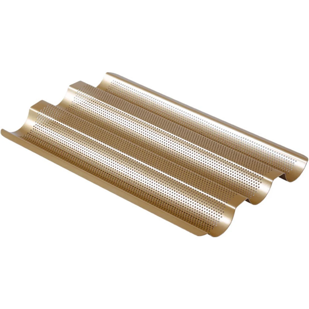 1Pc Baking Pan Bakeware 38cm Length 2cm Depth Metal Non-Stick Kitchen Accessories For Roll Sourdough Bread French Bread
1Pc Baking Pan Bakeware 38cm Length 2cm Depth Metal Non-Stick Kitchen Accessories For Roll Sourdough Bread French Bread
