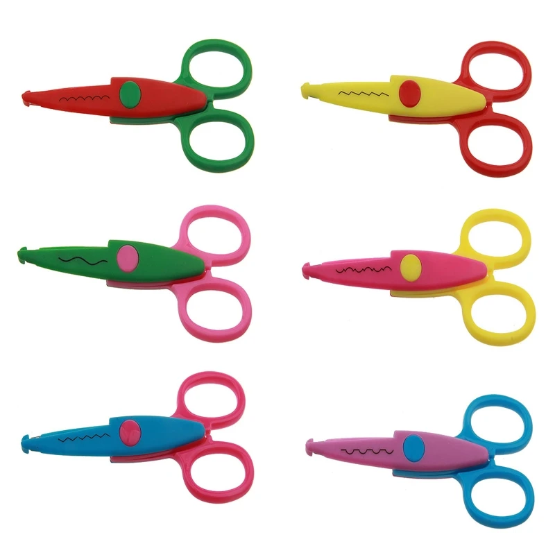 Kindergarten Student Kids Safety Plastic Scissors Paper Cutter for DIY Crafts Scrapbooking Photos Lace Cut Shear Tool
Kindergarten Student Kids Safety Plastic Scissors Paper Cutter for DIY Crafts Scrapbooking Photos Lace Cut Shear Tool