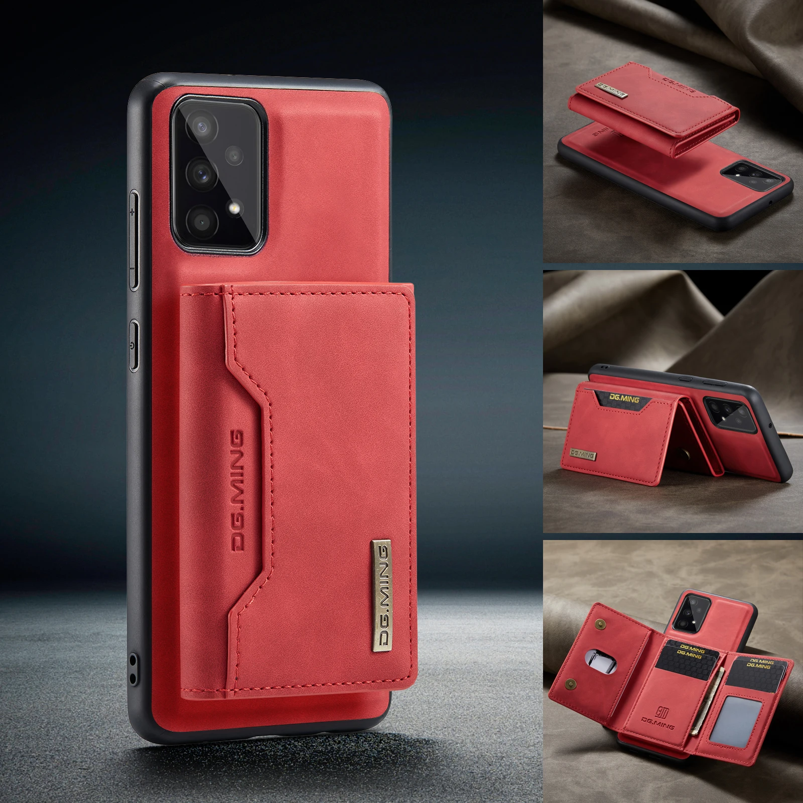 Anti-Slip Card Pocket Leather Cover Case for Samsung Galaxy A53 5G A 53 A73 A33 A13 A52S A52 A72 Anti-Shock Protection Coque
Anti-Slip Card Pocket Leather Cover Case for Samsung Galaxy A53 5G A 53 A73 A33 A13 A52S A52 A72 Anti-Shock Protection Coque