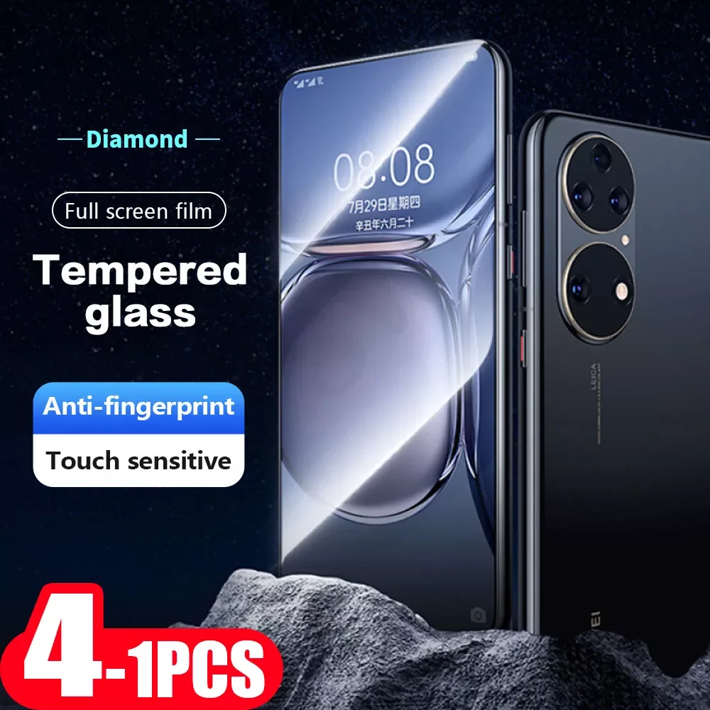 4-1Pcs full cover protective Glass for Huawei P50 Screen Protector P40 pro plus P30 P20 P10 lite E Tempered Glass HD Phone film
4-1Pcs full cover protective Glass for Huawei P50 Screen Protector P40 pro plus P30 P20 P10 lite E Tempered Glass HD Phone film