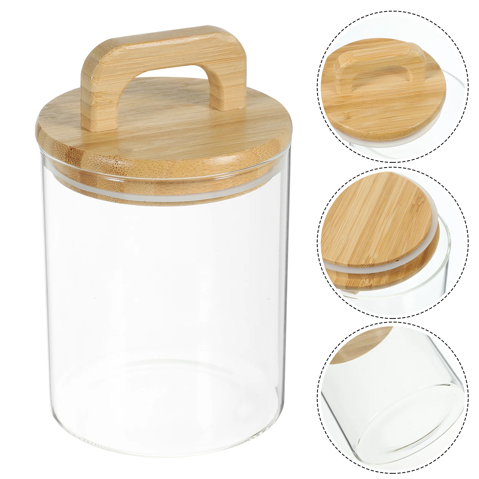 Glass Canisters Airtight Lids Clear Container Coffee Beans Food Containers Storage Jar Multifunction
Glass Canisters Airtight Lids Clear Container Coffee Beans Food Containers Storage Jar Multifunction
