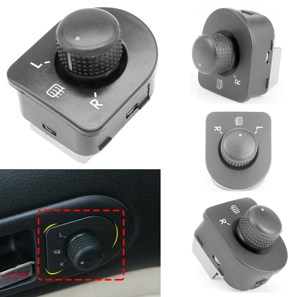 Car Interior New Side Mirror Switch Knob Heat Control Black For Golf Bettle MK4 B5 Side Mirror Control Switch Accessories Parts
Car Interior New Side Mirror Switch Knob Heat Control Black For Golf Bettle MK4 B5 Side Mirror Control Switch Accessories Parts