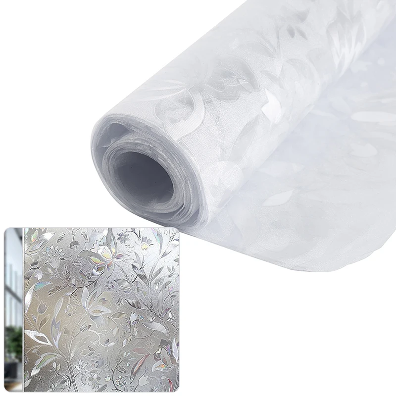 3D Tulip Glass Window Decal Film Non-adhesive Electrostatic Frosting Film Household Decorative Films Household Tool
3D Tulip Glass Window Decal Film Non-adhesive Electrostatic Frosting Film Household Decorative Films Household Tool