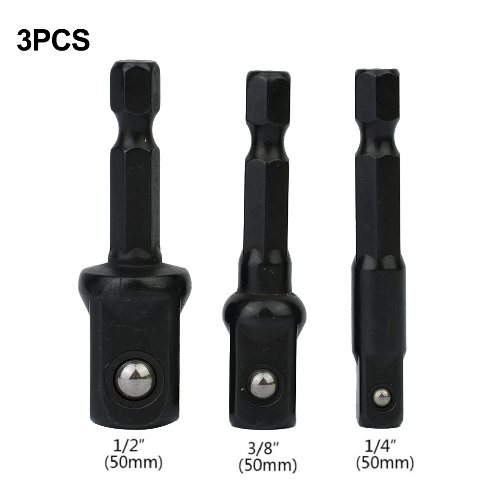 3 PCS Socket Set Impact Socket Adapter Converter 1/4 3/8 1/2Inch Nut Driver Sockets Hex Shank Extension Set Repair Tools
3 PCS Socket Set Impact Socket Adapter Converter 1/4 3/8 1/2Inch Nut Driver Sockets Hex Shank Extension Set Repair Tools