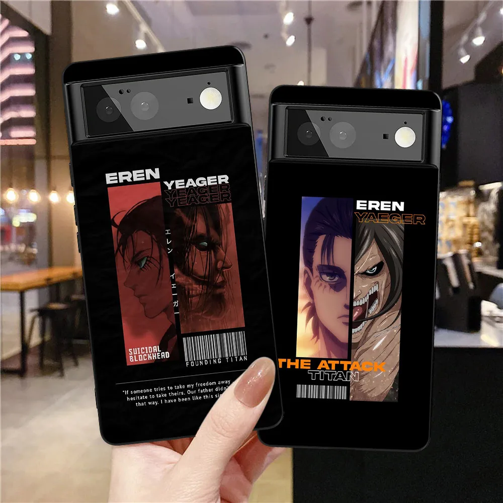 Phone Case for Google Pixel 6 6Pro 6a Black Soft TPU Cover for Pixel 2 3 3a 4 4a 5a 5G XL Attack On Titan Japanese Anime Fundas
Phone Case for Google Pixel 6 6Pro 6a Black Soft TPU Cover for Pixel 2 3 3a 4 4a 5a 5G XL Attack On Titan Japanese Anime Fundas