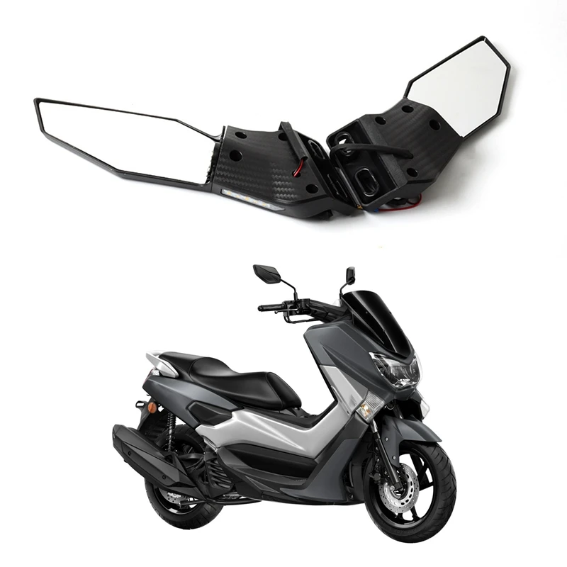 For YAMAHA Nmax R25 R3 Motorcycle Modified Wind Wing Adjustable Rotating Rearview Mirror With Lights
For YAMAHA Nmax R25 R3 Motorcycle Modified Wind Wing Adjustable Rotating Rearview Mirror With Lights