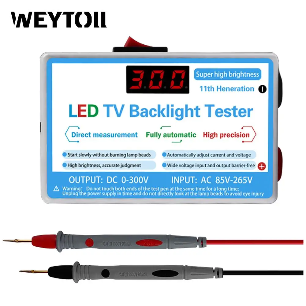 LED Lamp TV Backlight Tester Multipurpose LED Strips Beads Test Tool Measurement Instruments for LED Light Backlight Tester
LED Lamp TV Backlight Tester Multipurpose LED Strips Beads Test Tool Measurement Instruments for LED Light Backlight Tester