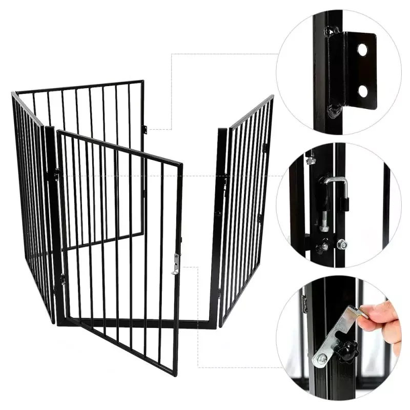 Foldable Pet Playpen Crate Iron Fence House Exercise Training Puppy Kitten Space Dog Gate Supplies Baby Play Fence
Foldable Pet Playpen Crate Iron Fence House Exercise Training Puppy Kitten Space Dog Gate Supplies Baby Play Fence