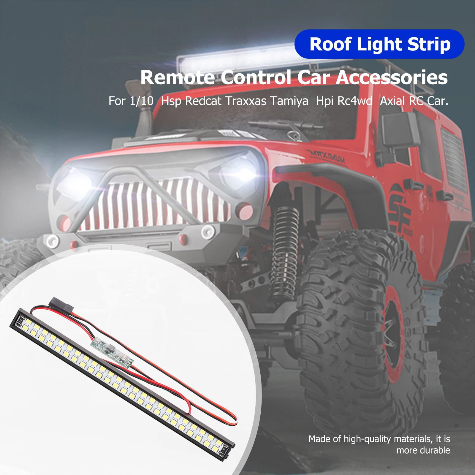 Светодиодная осветительная панель на радиоуправлении для 1/10 Hsp Redcat Traxxas, осевая модель, осветительная планка на крышу грузовика для 1/10 радио...
Светодиодная осветительная панель на радиоуправлении для 1/10 Hsp Redcat Traxxas, осевая модель, осветительная планка на крышу грузовика для 1/10 радио...